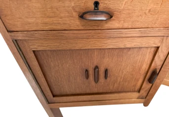 Art Deco Amsterdamse School Dressing Table or Vanity by J.J. Zijfers, 1920s